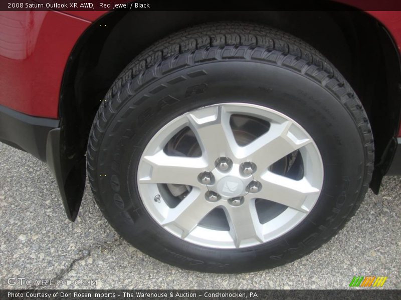 Red Jewel / Black 2008 Saturn Outlook XR AWD