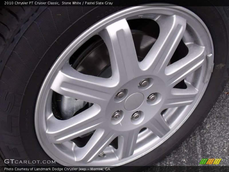 Stone White / Pastel Slate Gray 2010 Chrysler PT Cruiser Classic