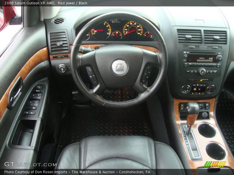 Red Jewel / Black 2008 Saturn Outlook XR AWD