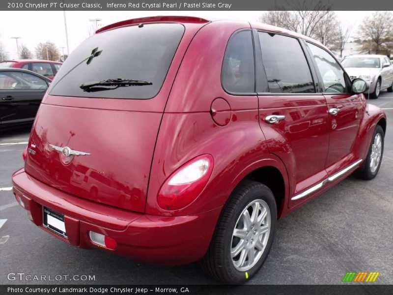 Inferno Red Crystal Pearl / Pastel Slate Gray 2010 Chrysler PT Cruiser Classic