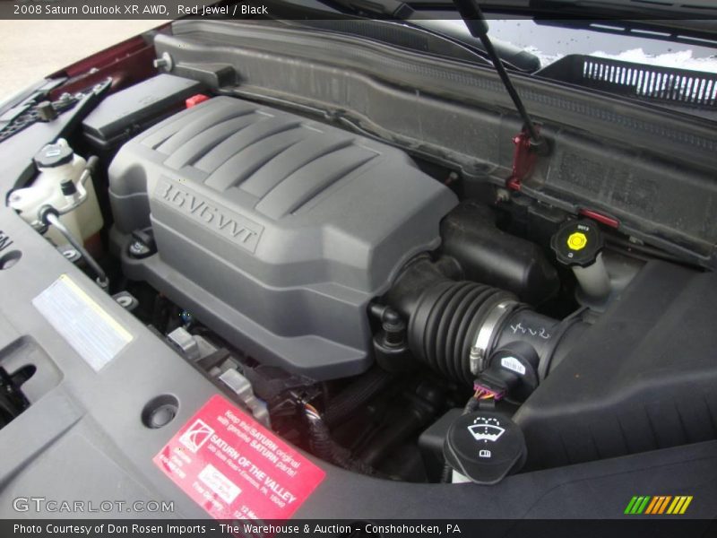 Red Jewel / Black 2008 Saturn Outlook XR AWD