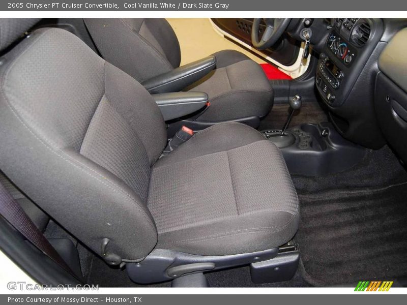 Cool Vanilla White / Dark Slate Gray 2005 Chrysler PT Cruiser Convertible