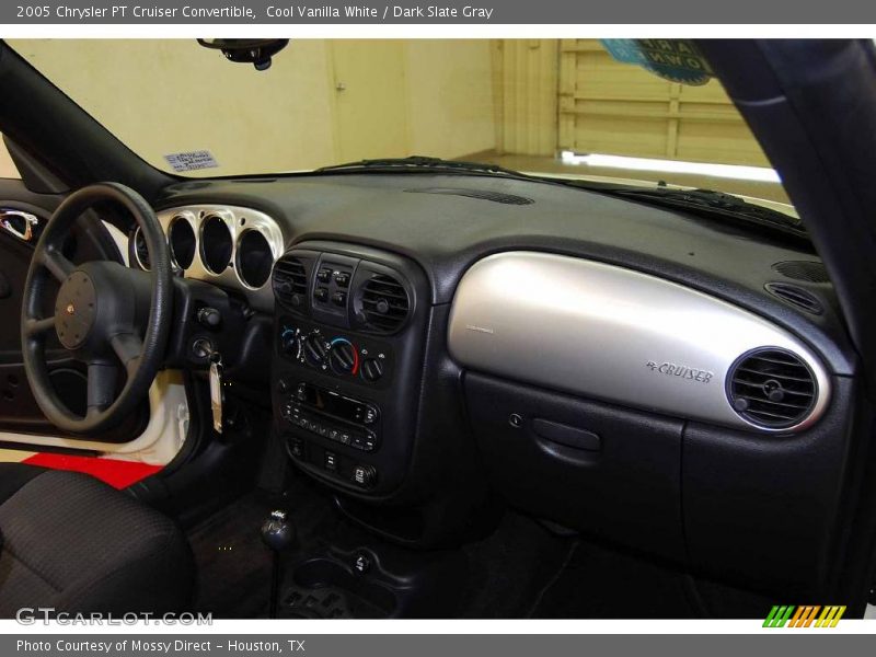 Cool Vanilla White / Dark Slate Gray 2005 Chrysler PT Cruiser Convertible