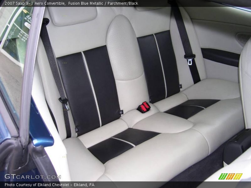 Fusion Blue Metallic / Parchment/Black 2007 Saab 9-3 Aero Convertible