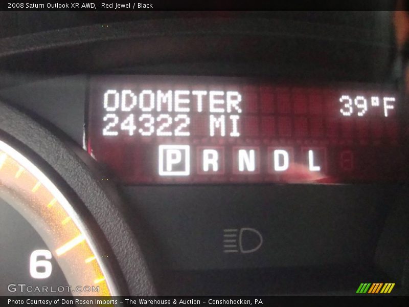 Red Jewel / Black 2008 Saturn Outlook XR AWD