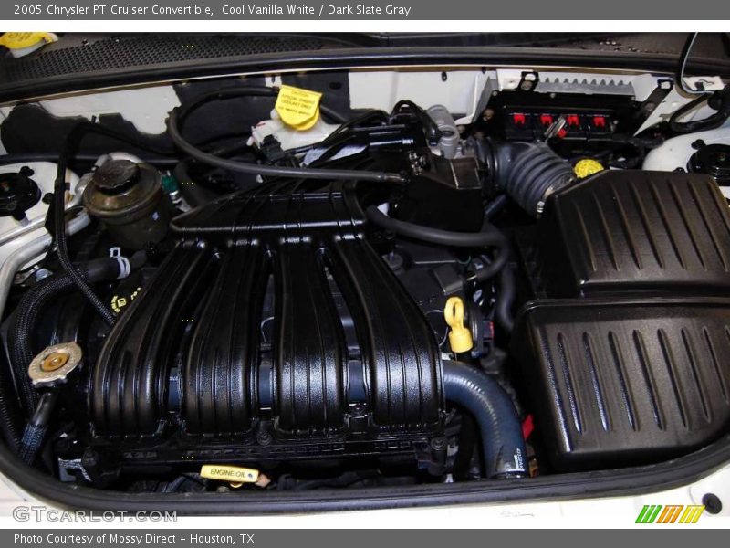 Cool Vanilla White / Dark Slate Gray 2005 Chrysler PT Cruiser Convertible