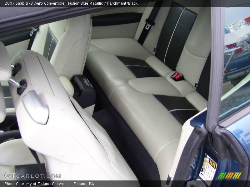 Fusion Blue Metallic / Parchment/Black 2007 Saab 9-3 Aero Convertible
