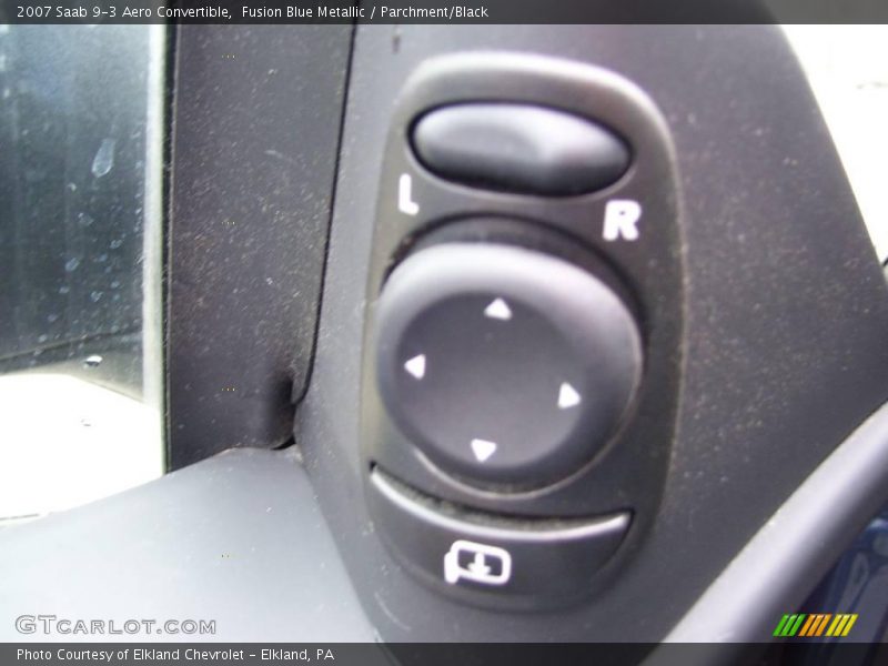 Fusion Blue Metallic / Parchment/Black 2007 Saab 9-3 Aero Convertible