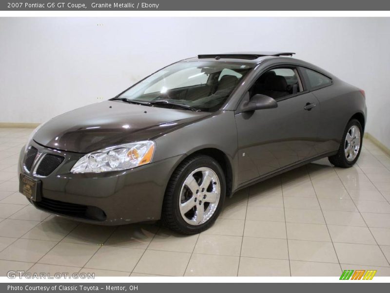 Granite Metallic / Ebony 2007 Pontiac G6 GT Coupe