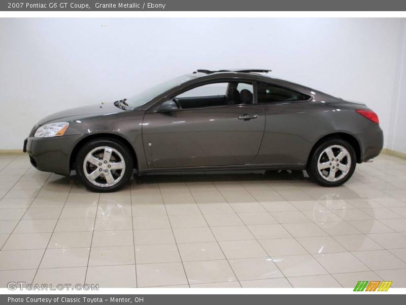 Granite Metallic / Ebony 2007 Pontiac G6 GT Coupe