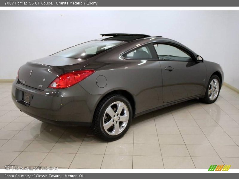 Granite Metallic / Ebony 2007 Pontiac G6 GT Coupe