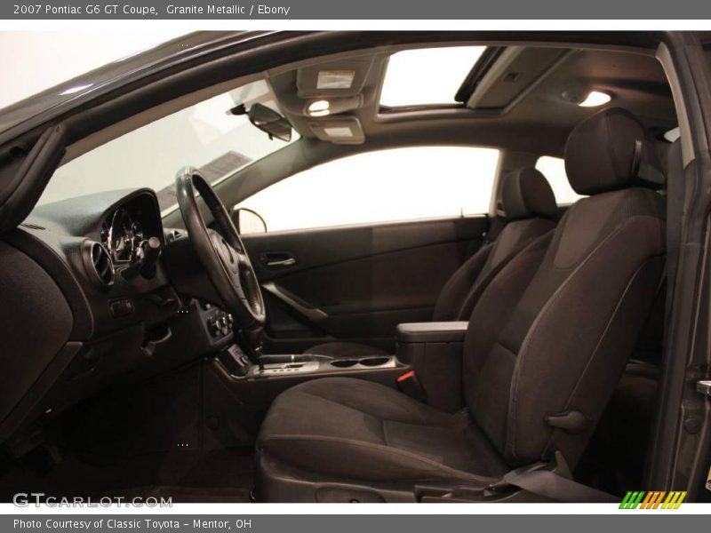 Granite Metallic / Ebony 2007 Pontiac G6 GT Coupe