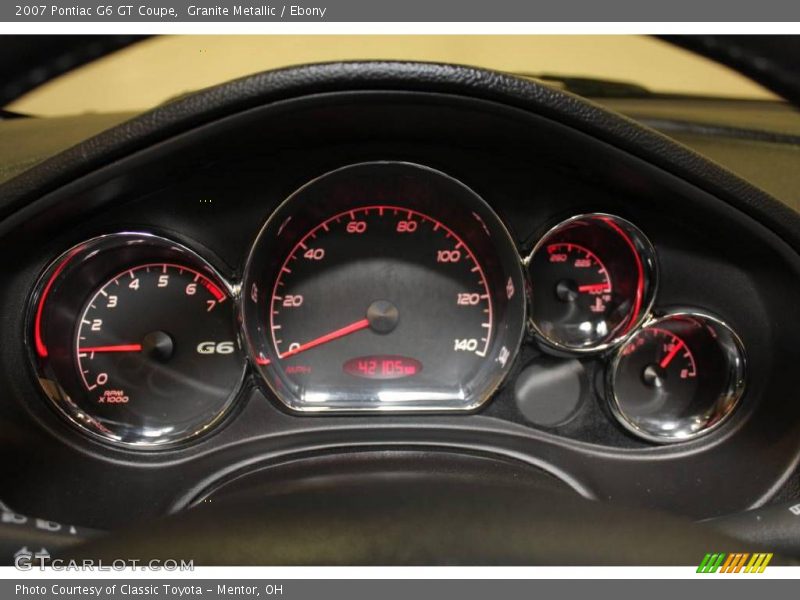 Granite Metallic / Ebony 2007 Pontiac G6 GT Coupe