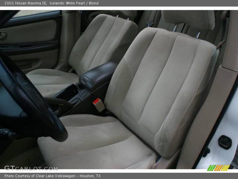 Icelandic White Pearl / Blond 2001 Nissan Maxima SE