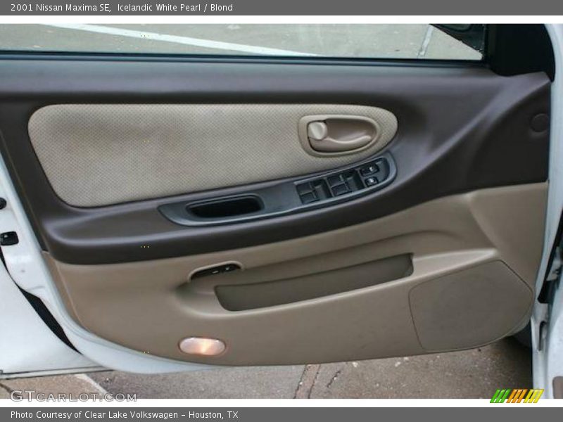 Icelandic White Pearl / Blond 2001 Nissan Maxima SE
