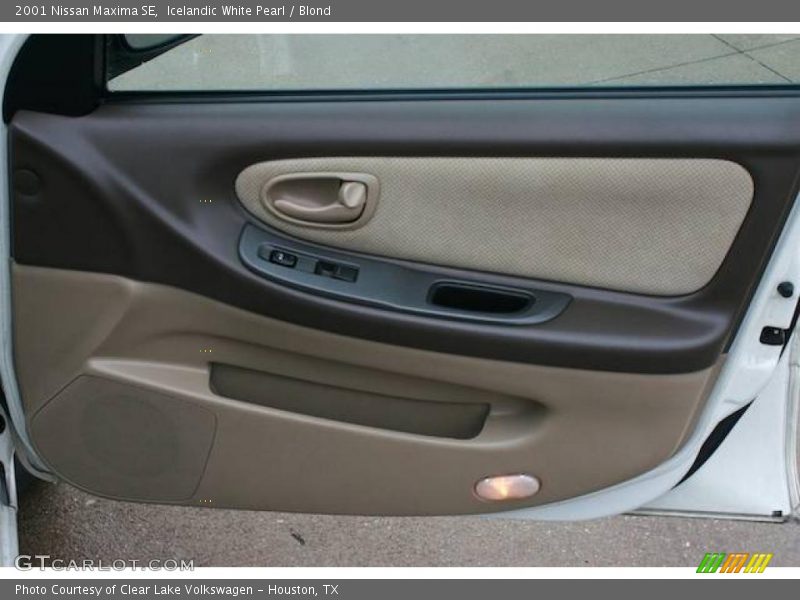 Icelandic White Pearl / Blond 2001 Nissan Maxima SE