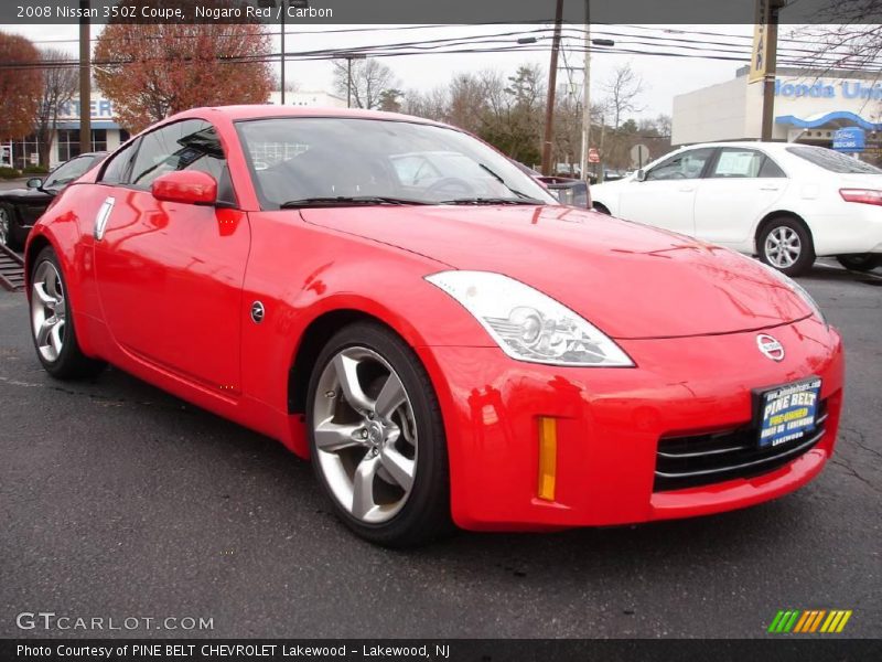 Nogaro Red / Carbon 2008 Nissan 350Z Coupe