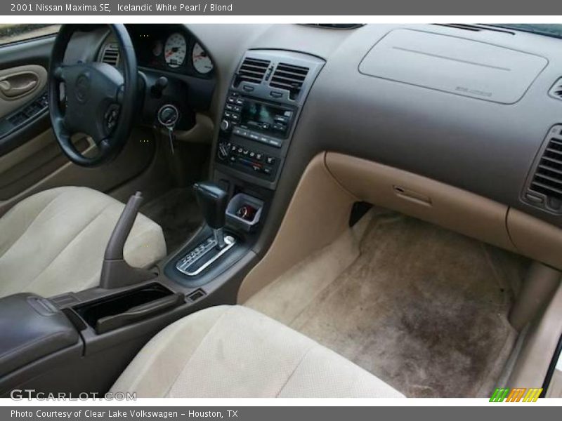 Icelandic White Pearl / Blond 2001 Nissan Maxima SE