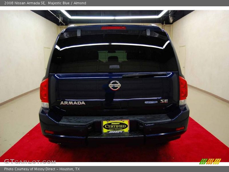 Majestic Blue / Almond 2008 Nissan Armada SE