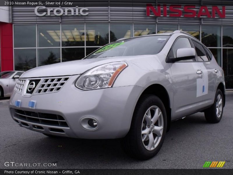 Silver Ice / Gray 2010 Nissan Rogue SL