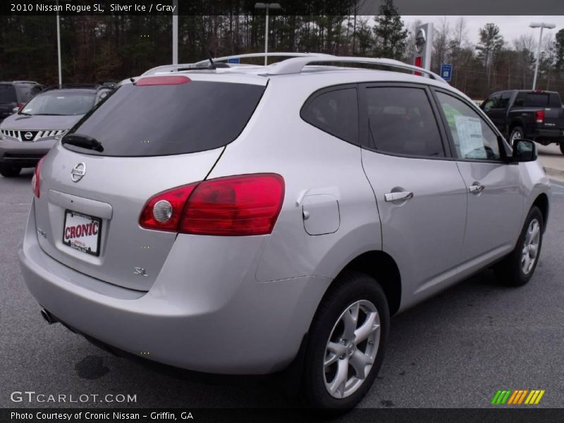 Silver Ice / Gray 2010 Nissan Rogue SL