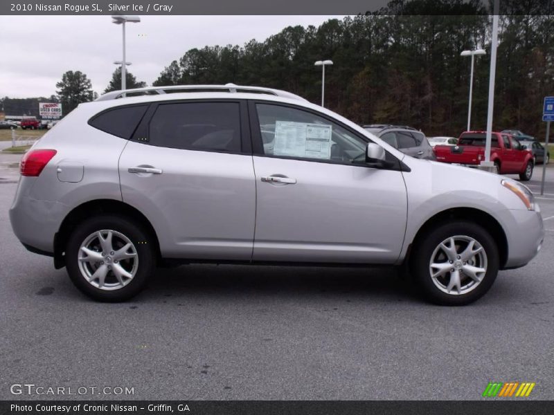 Silver Ice / Gray 2010 Nissan Rogue SL