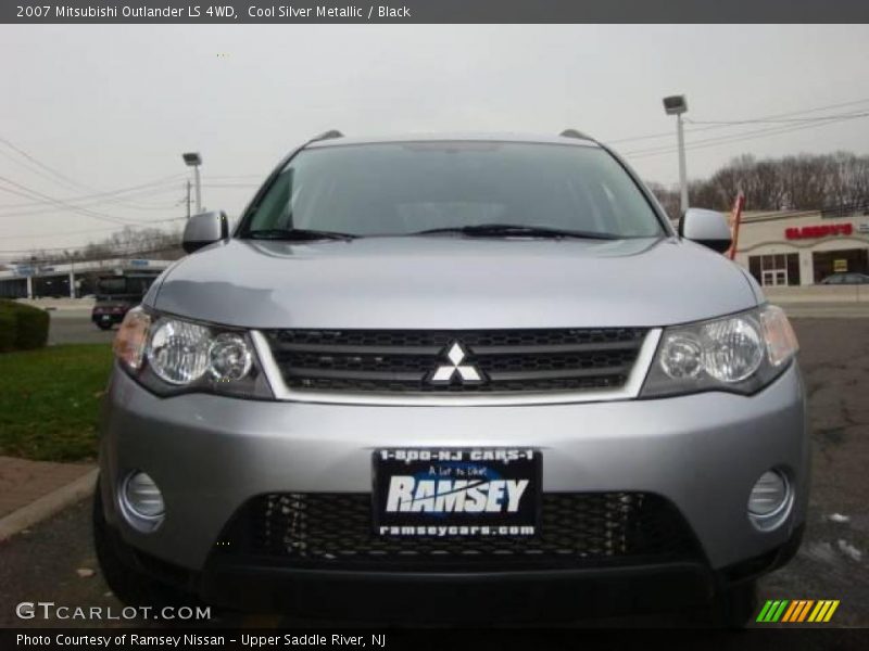 Cool Silver Metallic / Black 2007 Mitsubishi Outlander LS 4WD