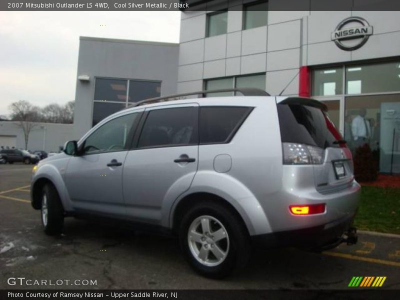 Cool Silver Metallic / Black 2007 Mitsubishi Outlander LS 4WD