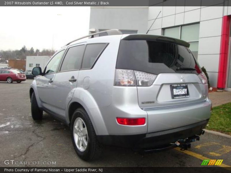 Cool Silver Metallic / Black 2007 Mitsubishi Outlander LS 4WD