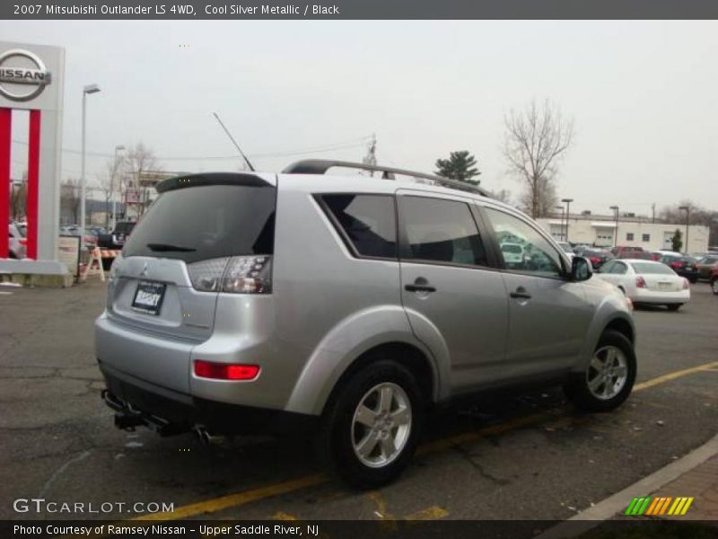 Cool Silver Metallic / Black 2007 Mitsubishi Outlander LS 4WD