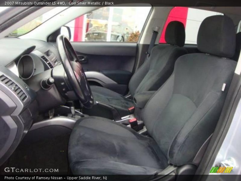 Cool Silver Metallic / Black 2007 Mitsubishi Outlander LS 4WD