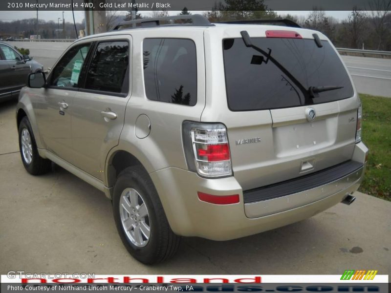 Gold Leaf Metallic / Black 2010 Mercury Mariner I4 4WD
