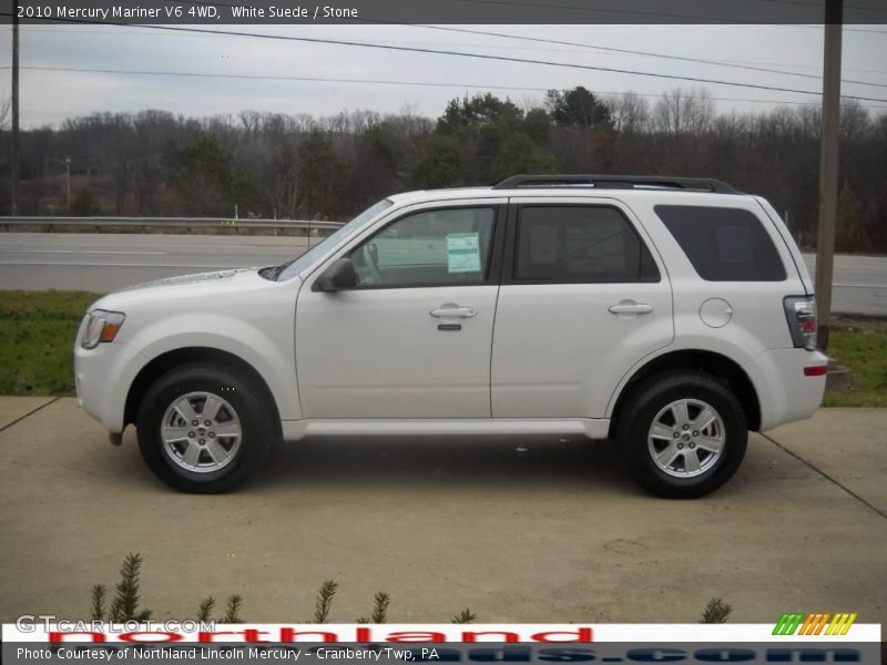 White Suede / Stone 2010 Mercury Mariner V6 4WD