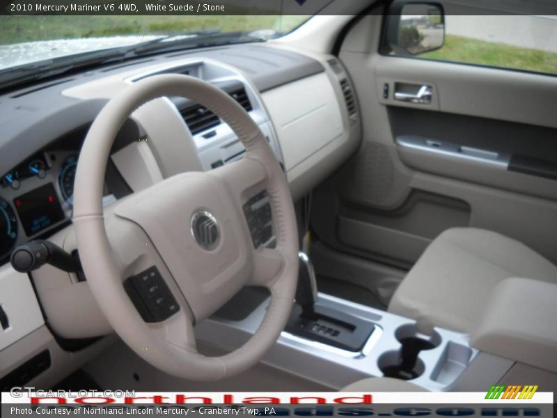 White Suede / Stone 2010 Mercury Mariner V6 4WD