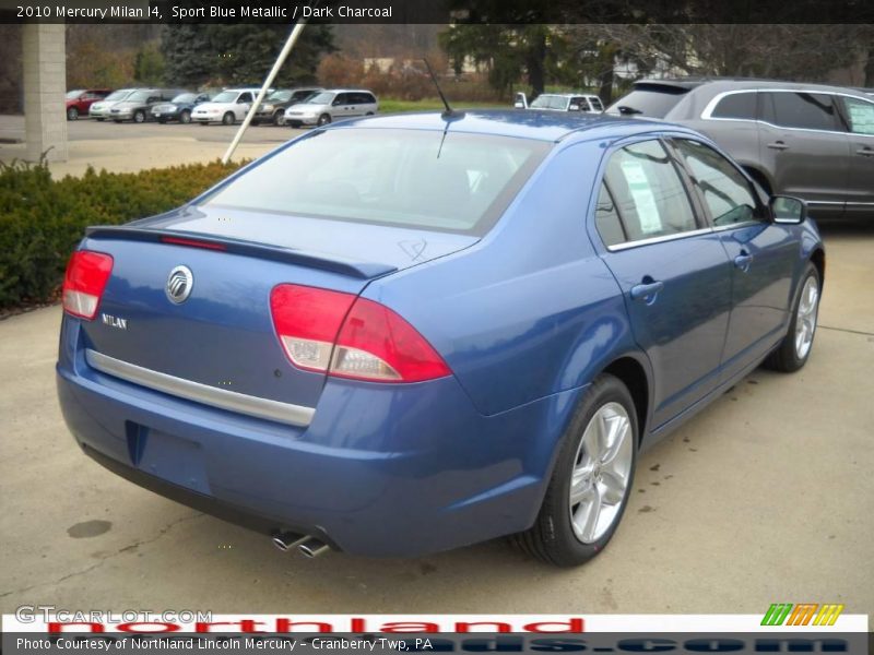 Sport Blue Metallic / Dark Charcoal 2010 Mercury Milan I4