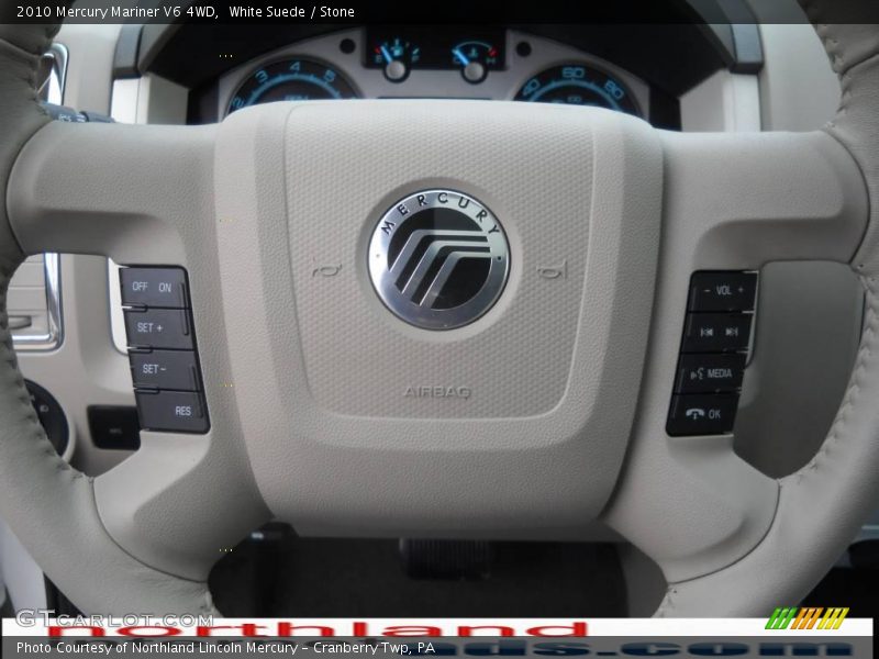 White Suede / Stone 2010 Mercury Mariner V6 4WD