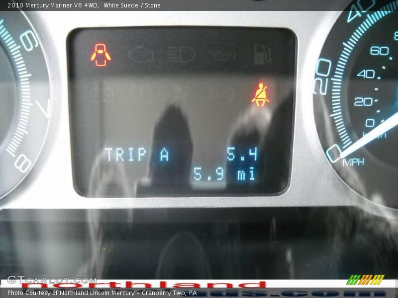 White Suede / Stone 2010 Mercury Mariner V6 4WD