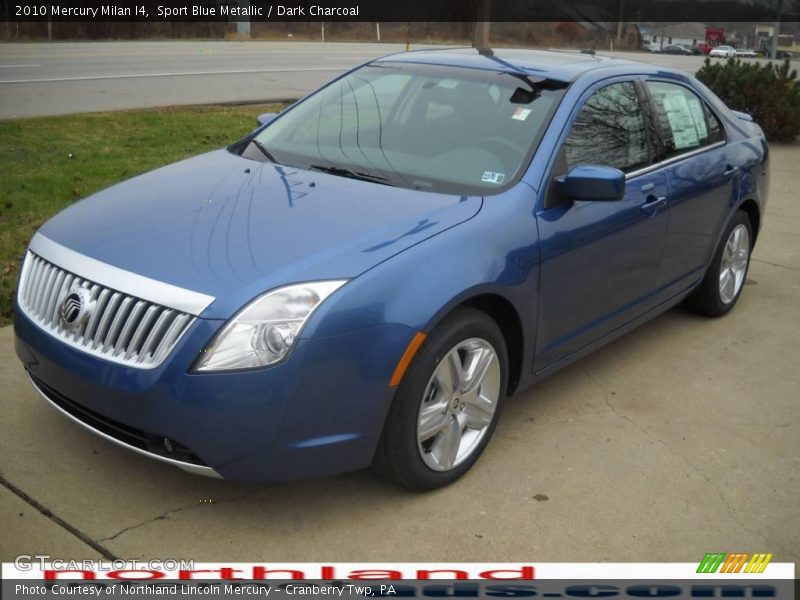 Sport Blue Metallic / Dark Charcoal 2010 Mercury Milan I4