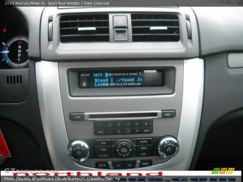 Sport Blue Metallic / Dark Charcoal 2010 Mercury Milan I4