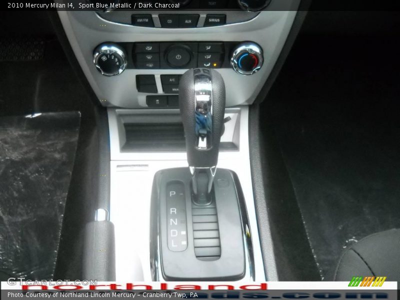 Sport Blue Metallic / Dark Charcoal 2010 Mercury Milan I4