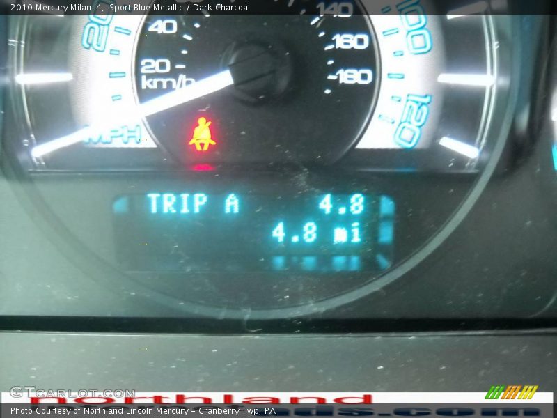 Sport Blue Metallic / Dark Charcoal 2010 Mercury Milan I4