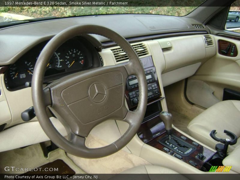 Smoke Silver Metallic / Parchment 1997 Mercedes-Benz E 320 Sedan