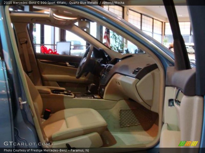 Quartz Blue Metallic / Almond/Mocha 2010 Mercedes-Benz C 300 Sport 4Matic