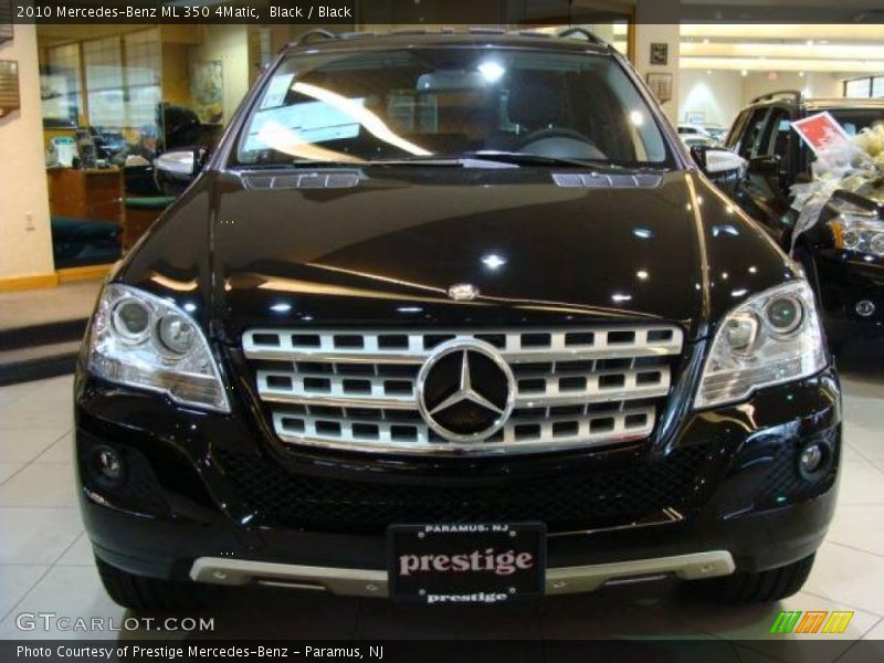 Black / Black 2010 Mercedes-Benz ML 350 4Matic
