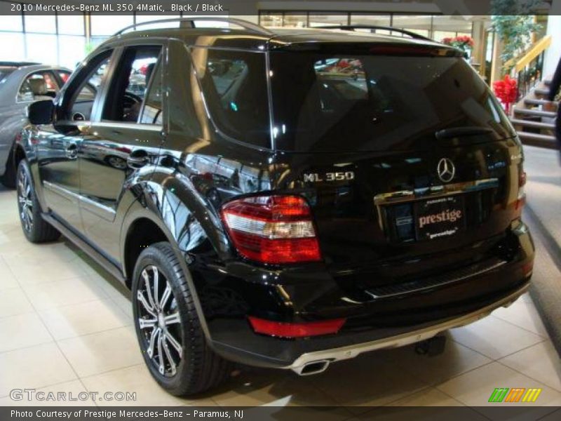 Black / Black 2010 Mercedes-Benz ML 350 4Matic