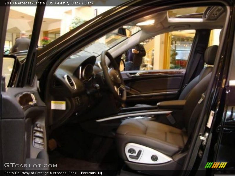 Black / Black 2010 Mercedes-Benz ML 350 4Matic