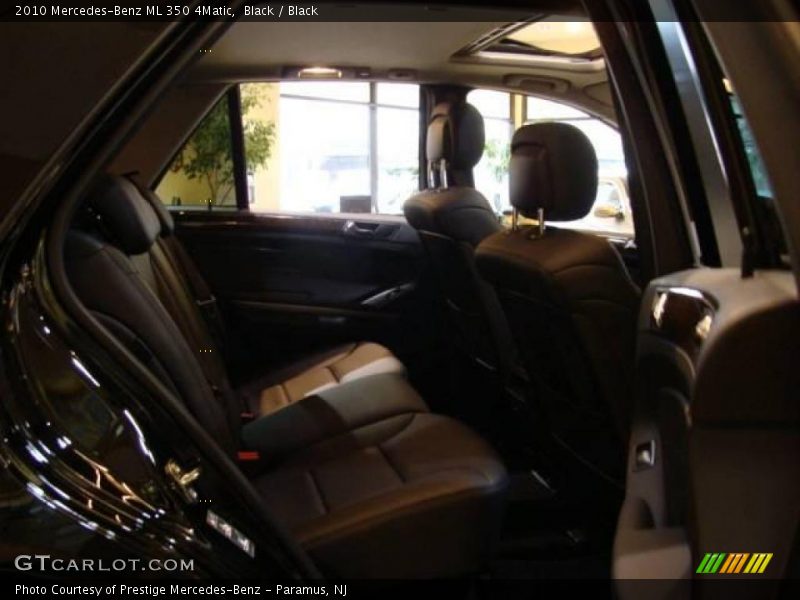 Black / Black 2010 Mercedes-Benz ML 350 4Matic