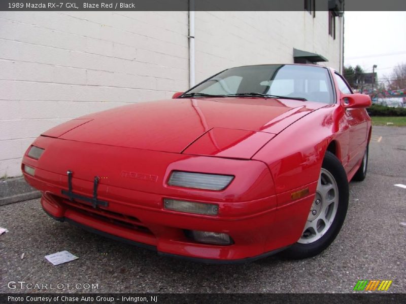 Blaze Red / Black 1989 Mazda RX-7 GXL