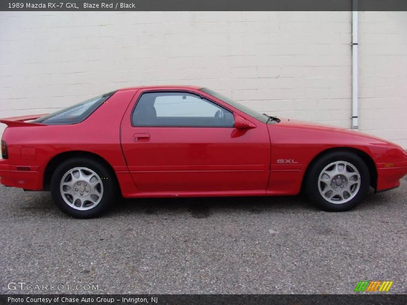 Blaze Red / Black 1989 Mazda RX-7 GXL
