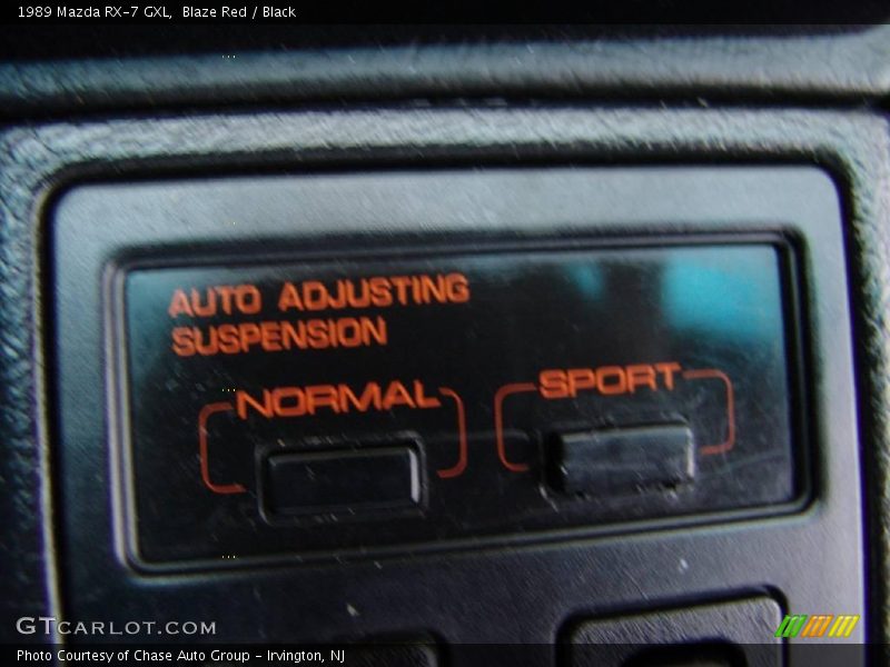 Controls of 1989 RX-7 GXL